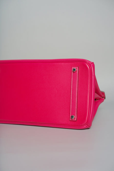 Hermes Birkin 35 in Rose Tyrien Epsom Phw