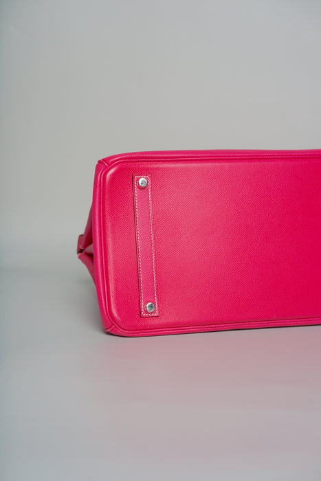 Hermes Birkin 35 in Rose Tyrien Epsom Phw