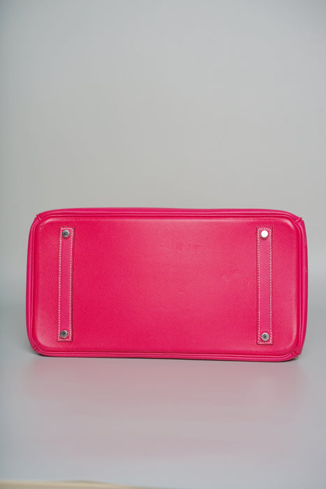 Hermes Birkin 35 in Rose Tyrien Epsom Phw