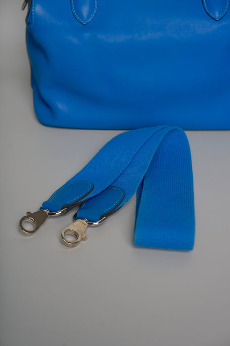 Hermes Toolbox 26 in Blue France Swift Phw