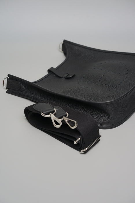 Hermes Evelyne 29 in Noir Phw (Brand New)