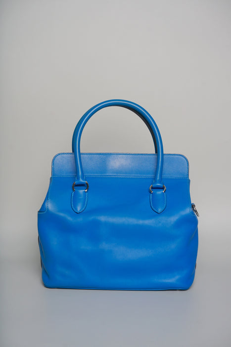 Hermes Toolbox 26 in Blue France Swift Phw