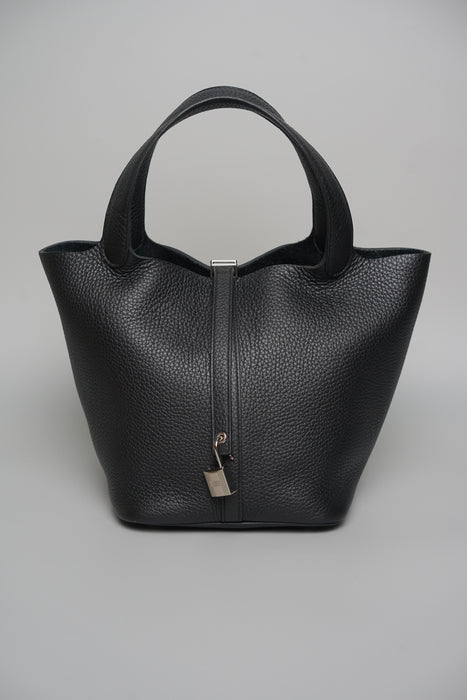 Hermes Picotin 22 in Noir Phw (Brand New)