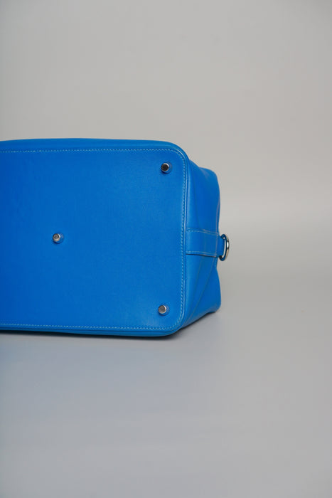 Hermes Toolbox 26 in Blue France Swift Phw