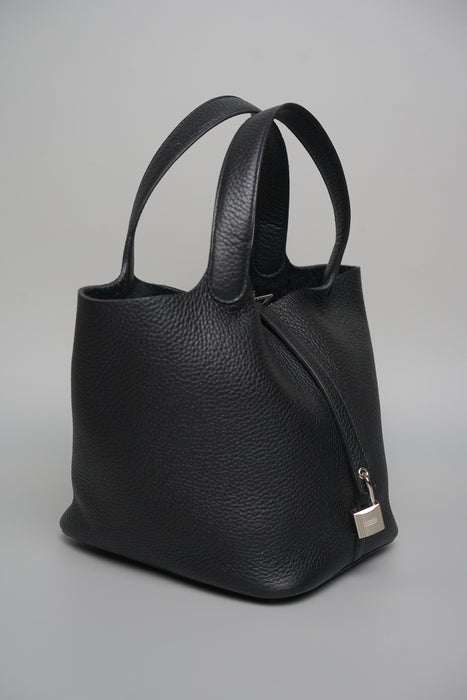 Hermes Picotin 22 in Noir Phw (Brand New)