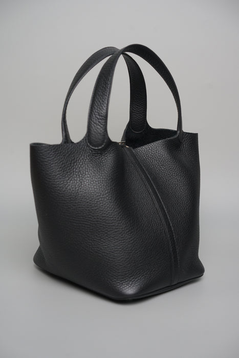 Hermes Picotin 22 in Noir Phw (Brand New)
