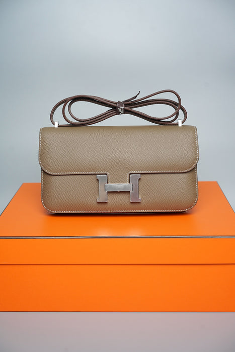 Hermes Constance Elan in Etoupe Epsom Phw (Brand New)