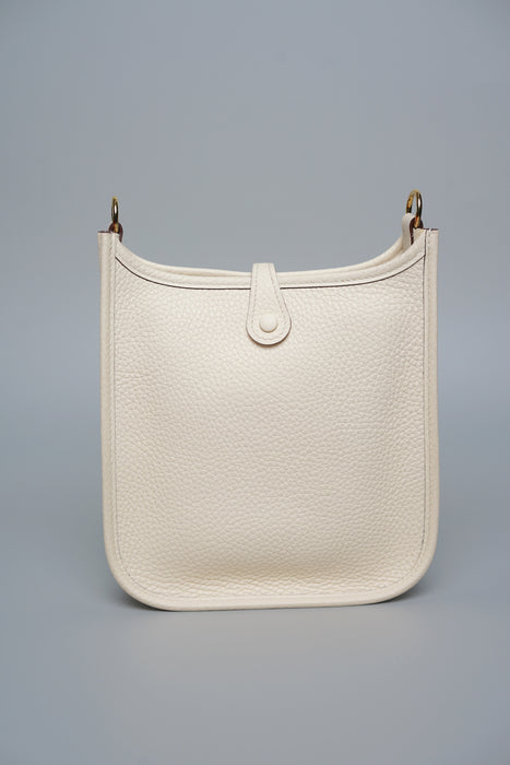 Hermes Mini Evelyne in Nata Ghw (Brand New)