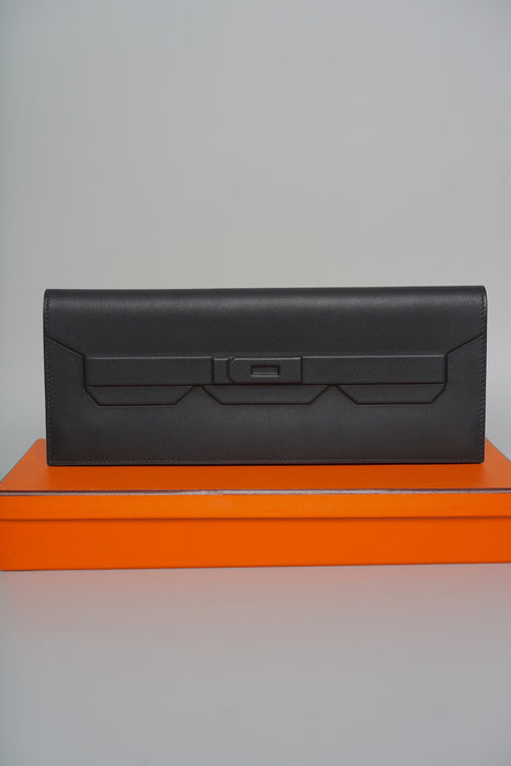 Hermes Birkin Shadow Pochette in Black
