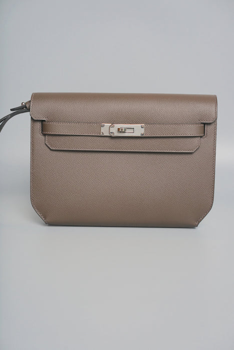 Hermes Kelly Depeche in Ecorce Epsom Phw (Brand New)