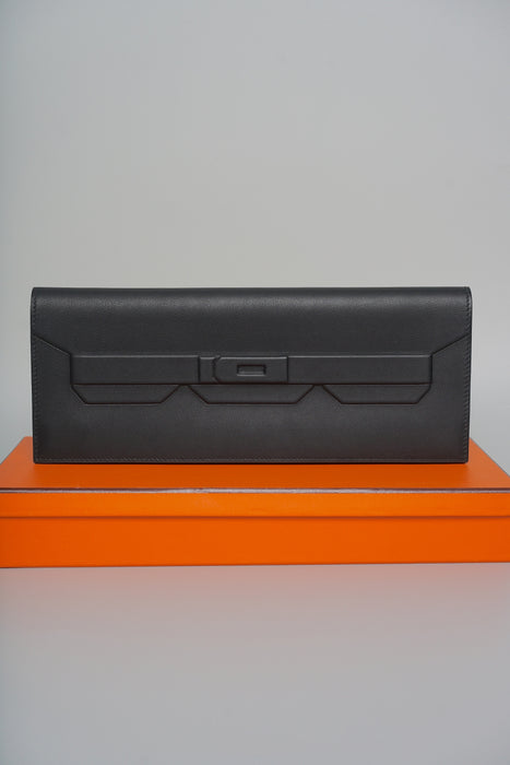 Hermes Birkin Shadow Pochette in Black