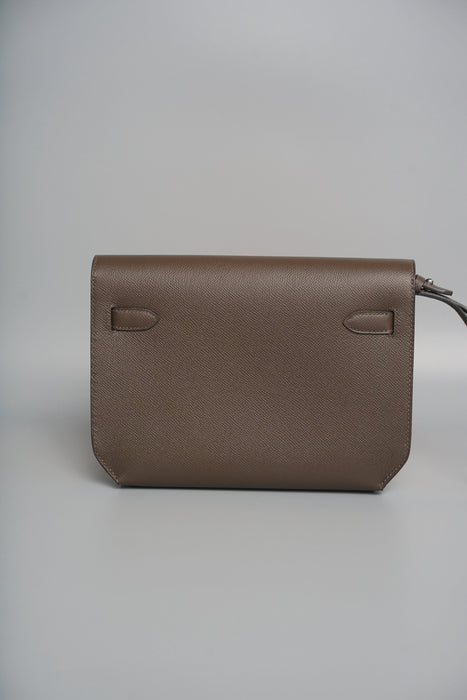 Hermes Kelly Depeche in Ecorce Epsom Phw (Brand New)