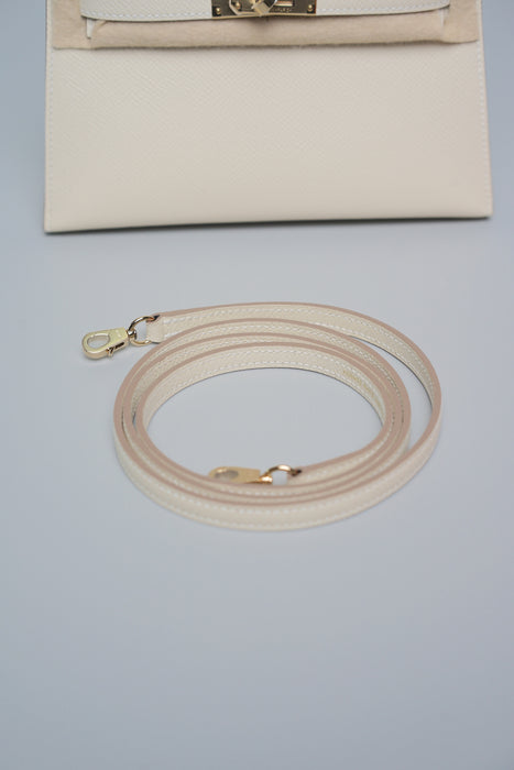 Hermes Kelly 20 in Craie Permabrass (Brand New)