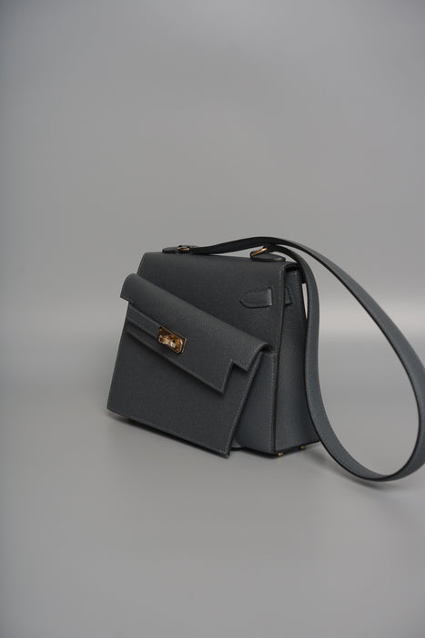 Hermes Kelly Desordre in Ardoise Epsom Permabrass