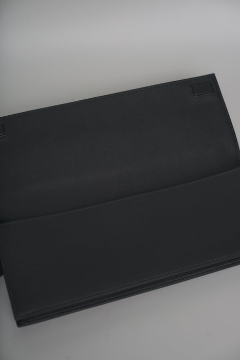 Hermes Birkin Shadow Pochette in Black