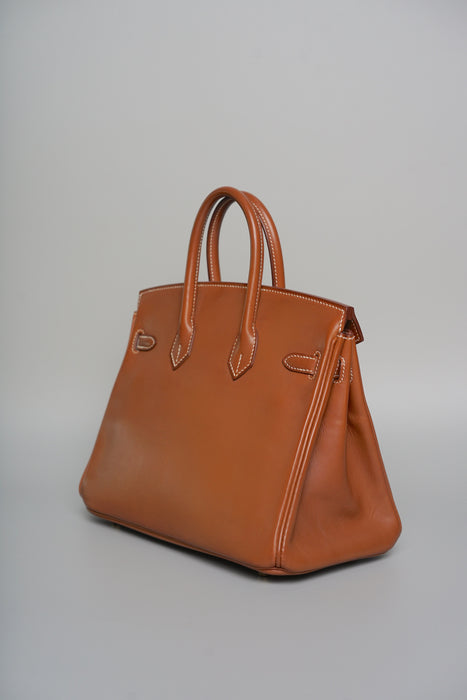Hermes Birkin 25 in Smooth Barenia Ghw
