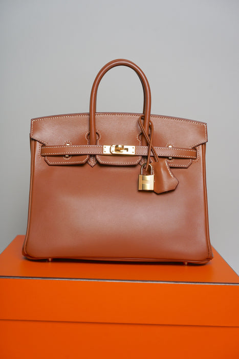 Hermes Birkin 25 in Smooth Barenia Ghw