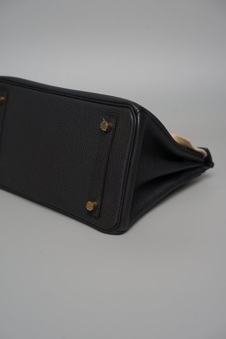 Hermes Birkin 25 in Black Togo Ghw (Brand New)