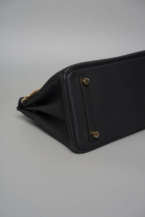 Hermes Birkin 25 in Black Togo Ghw (Brand New)