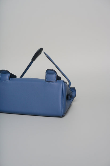 Hermes Kelly Doll in Blue Tie/Caban Phw (Brand New)