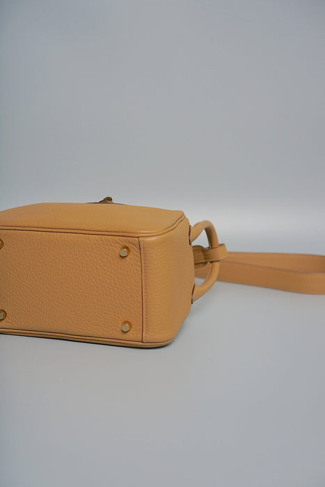 Hermes Mini Lindy in Biscuit Ghw