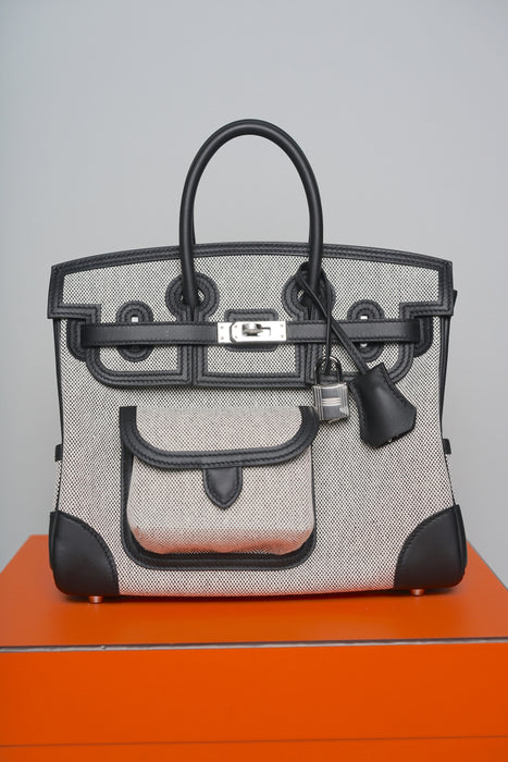 Hermes Birkin 25 Cargo in Panda Phw (Brand New)