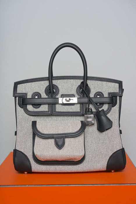 Hermes Birkin 25 Cargo in Panda Phw (Brand New)