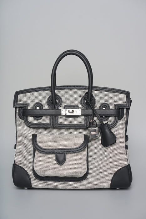 Hermes Birkin 25 Cargo in Panda Phw (Brand New)