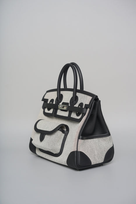 Hermes Birkin 25 Cargo in Panda Phw (Brand New)