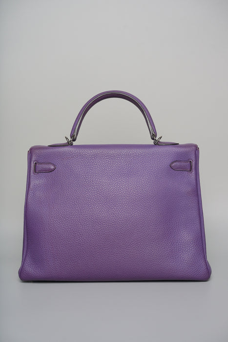 Hermes Kelly 32 in Ultraviolet Togo Phw
