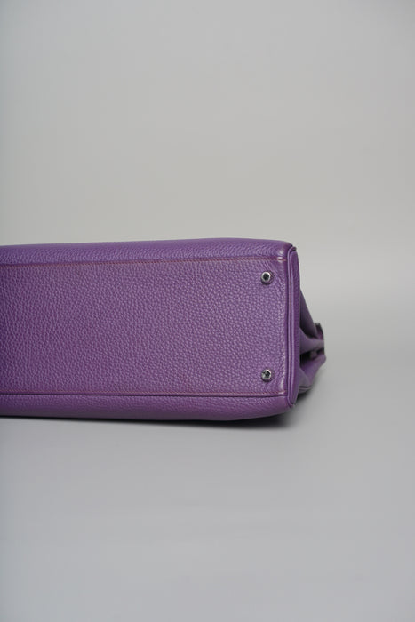 Hermes Kelly 32 in Ultraviolet Togo Phw