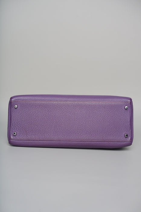 Hermes Kelly 32 in Ultraviolet Togo Phw