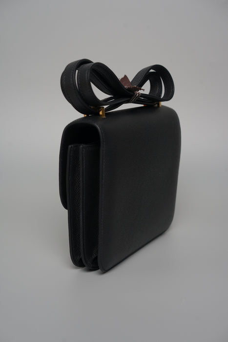 Hermes Constance 18 in Noir Ghw