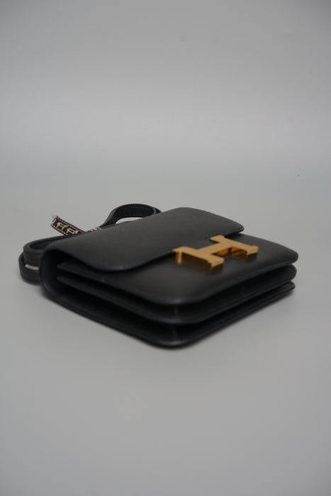 Hermes Constance 18 in Noir Ghw
