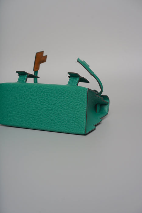 Hermes Kelly Picto in Vert Vertigo Epsom Phw (Brand New)