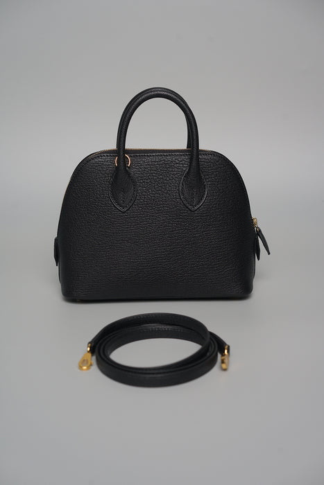 Hermes Mini Bolide in Black Chevre Ghw (Brand New)