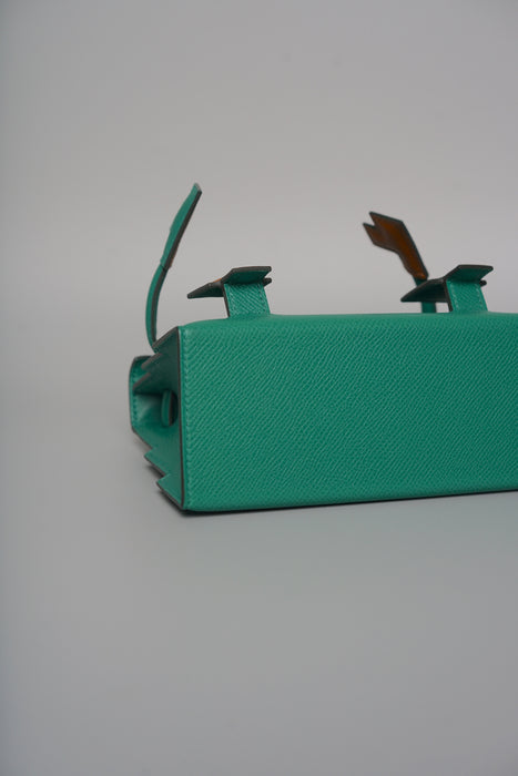 Hermes Kelly Picto in Vert Vertigo Epsom Phw (Brand New)