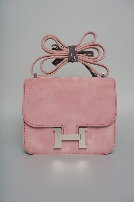 Hermes Constance 18 in Doblis Rose Indienne Phw