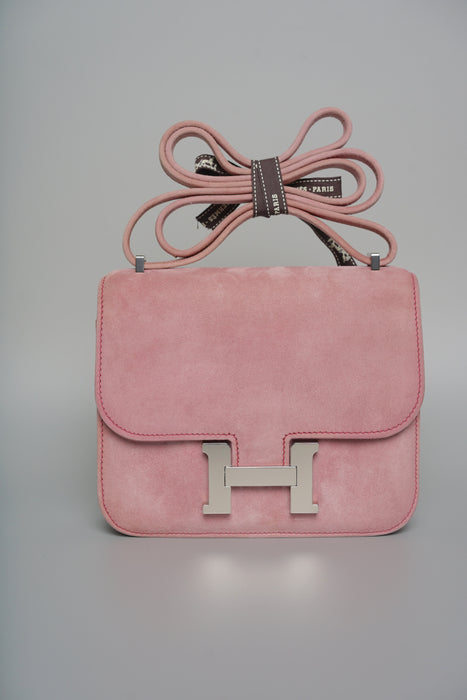 Hermes Constance 18 in Doblis Rose Indienne Phw