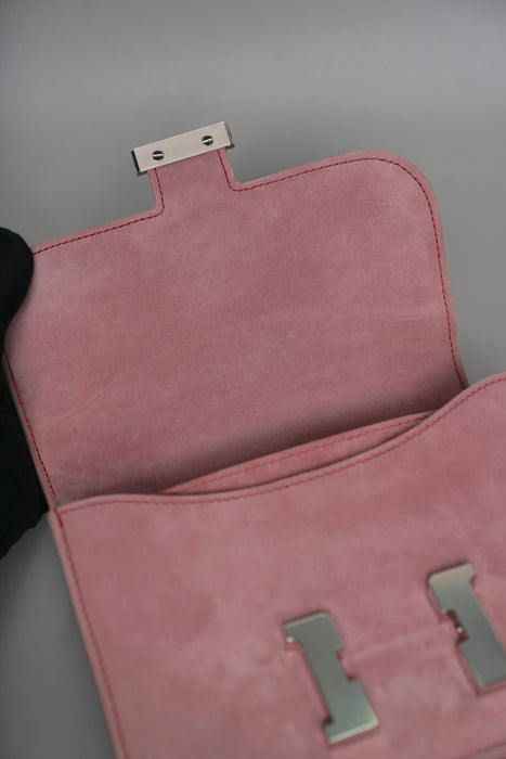 Hermes Constance 18 in Doblis Rose Indienne Phw