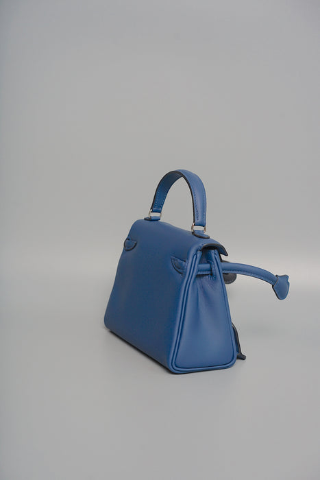 Hermes Kelly Dole in Blue Tie / Indigo Phw (Brand New)