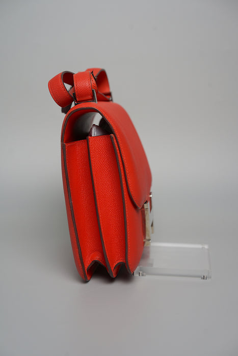 Hermes Constance 24 in Rouge De Coeur Phw