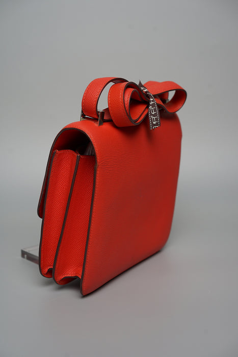 Hermes Constance 24 in Rouge De Coeur Phw