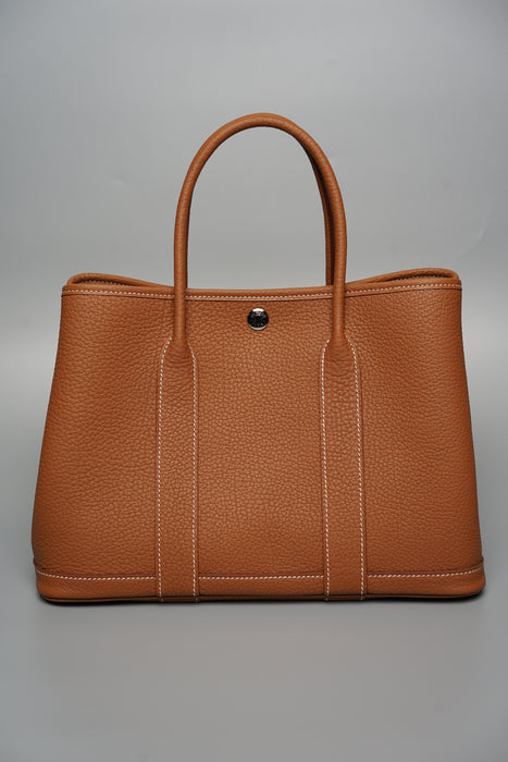 Hermes Garden Party 30 in Gold Phw (Brand New)