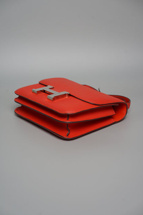 Hermes Constance 24 in Rouge De Coeur Phw