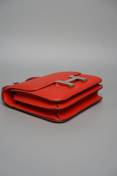 Hermes Constance 24 in Rouge De Coeur Phw