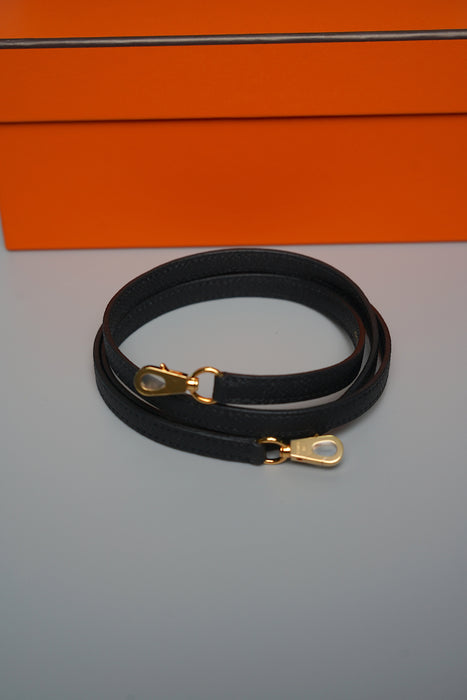 Hermes Kelly 20 in Noir Ghw (Brand New)