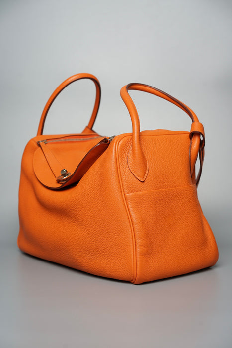 Hermes Lindy 34 in Orange Phw