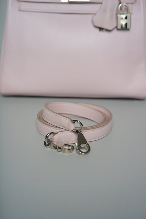 Hermes Kelly 25 in Mauve Pale Swift Phw