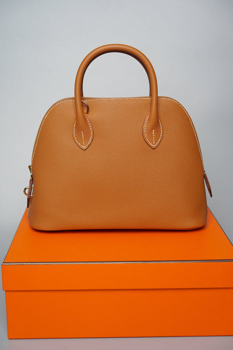 Hermes Bolide 25 in Gold Epsom Ghw (Brand New)